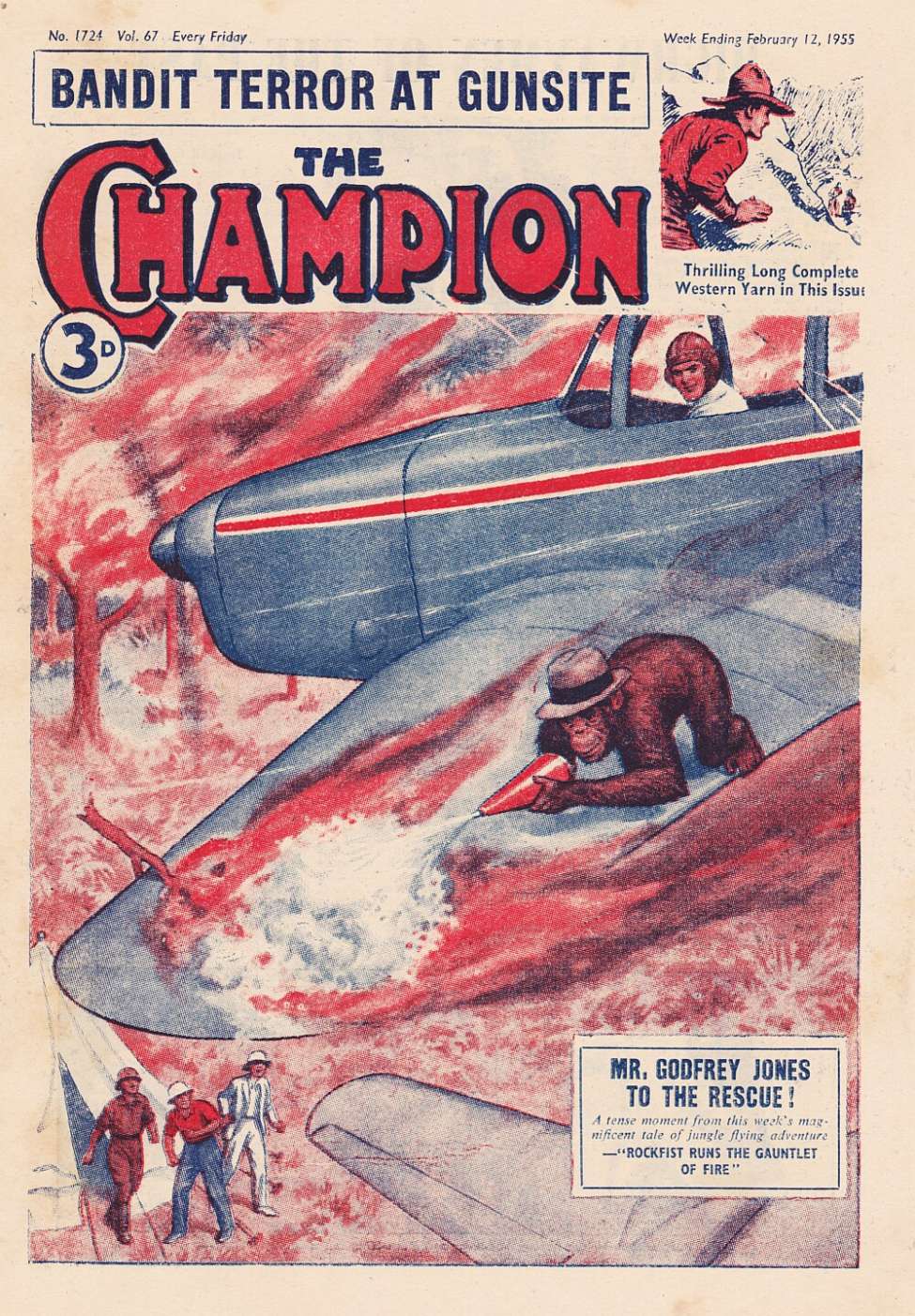 Comic Book Cover For The Champion 1724