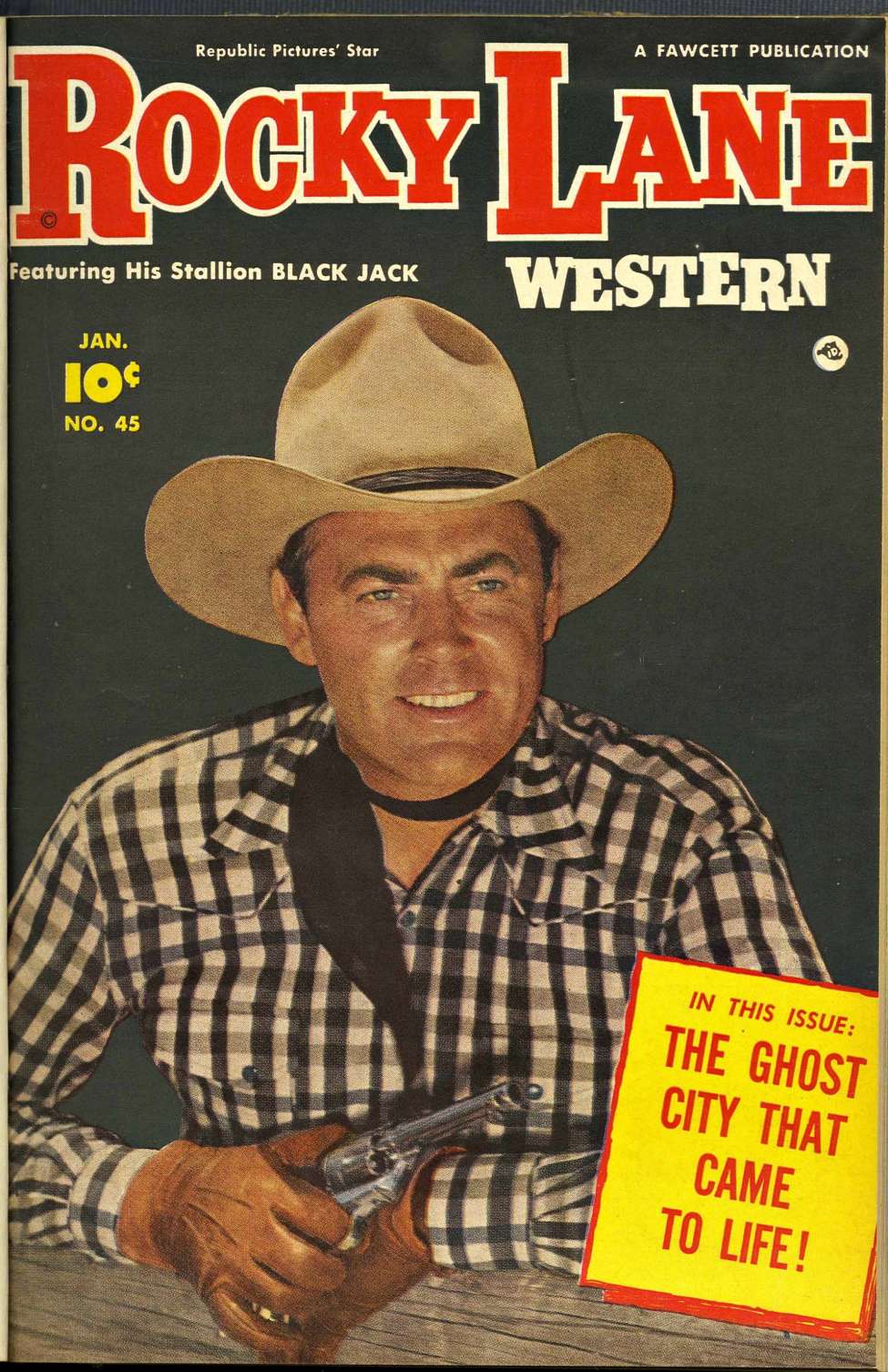 Book Cover For Rocky Lane Western 45 - Version 1