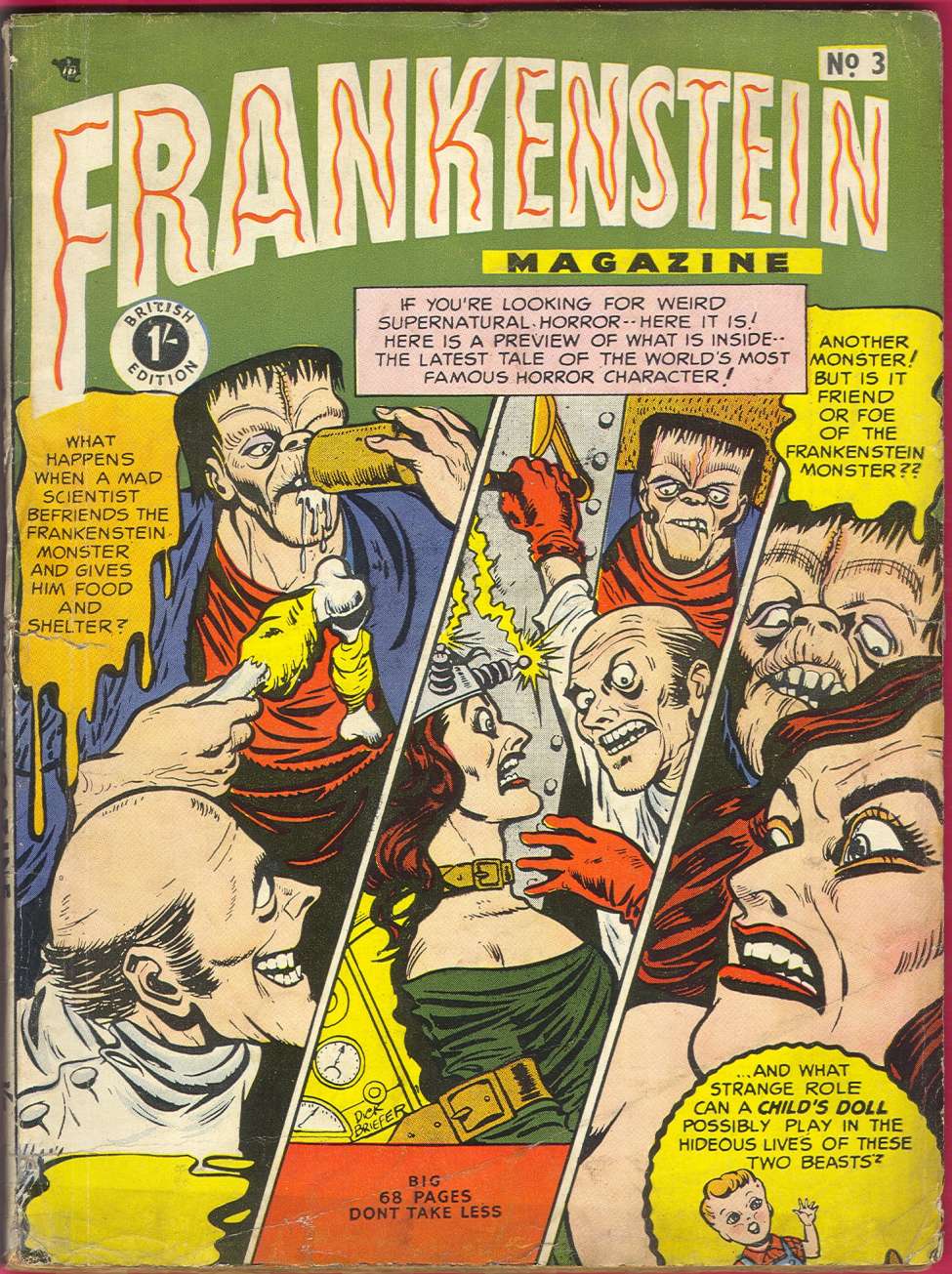 Book Cover For Frankenstein 3