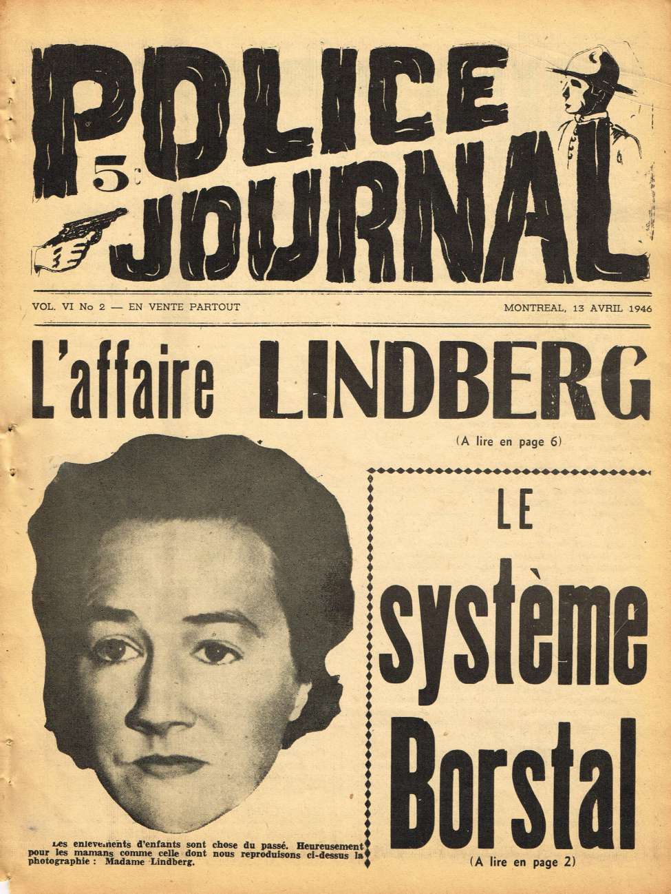 Book Cover For Police Journal v6 2 - Le système borstal