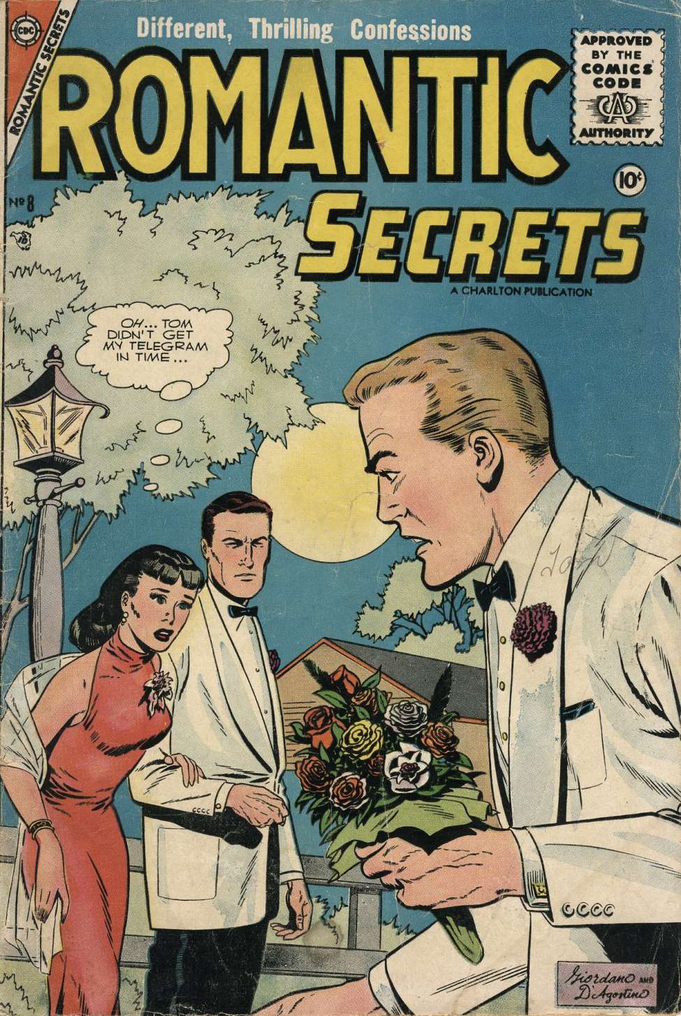 Comic Book Cover For Romantic Secrets 8
