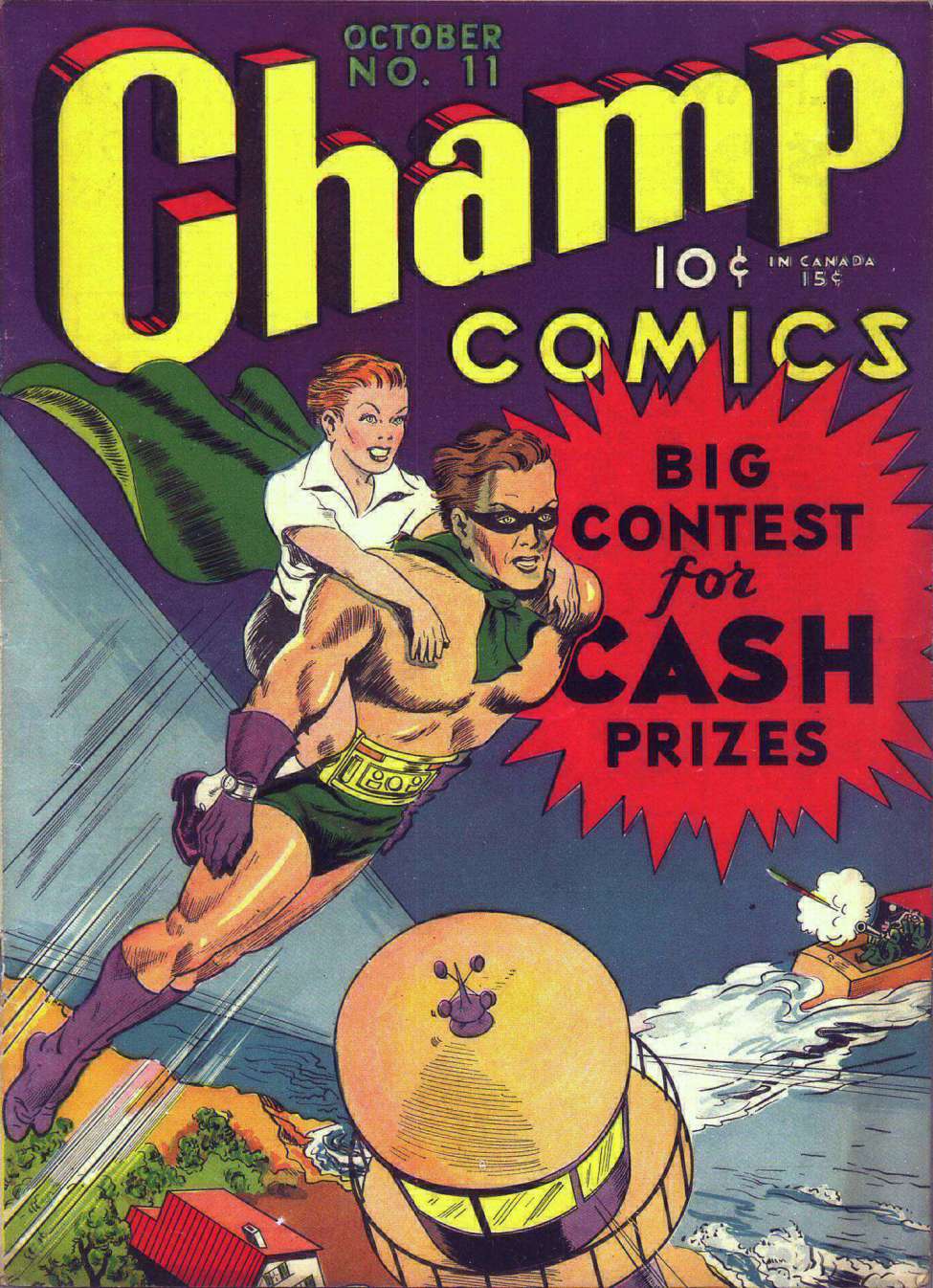 Comic Book Cover For Champ Comics 11 - Version 1
