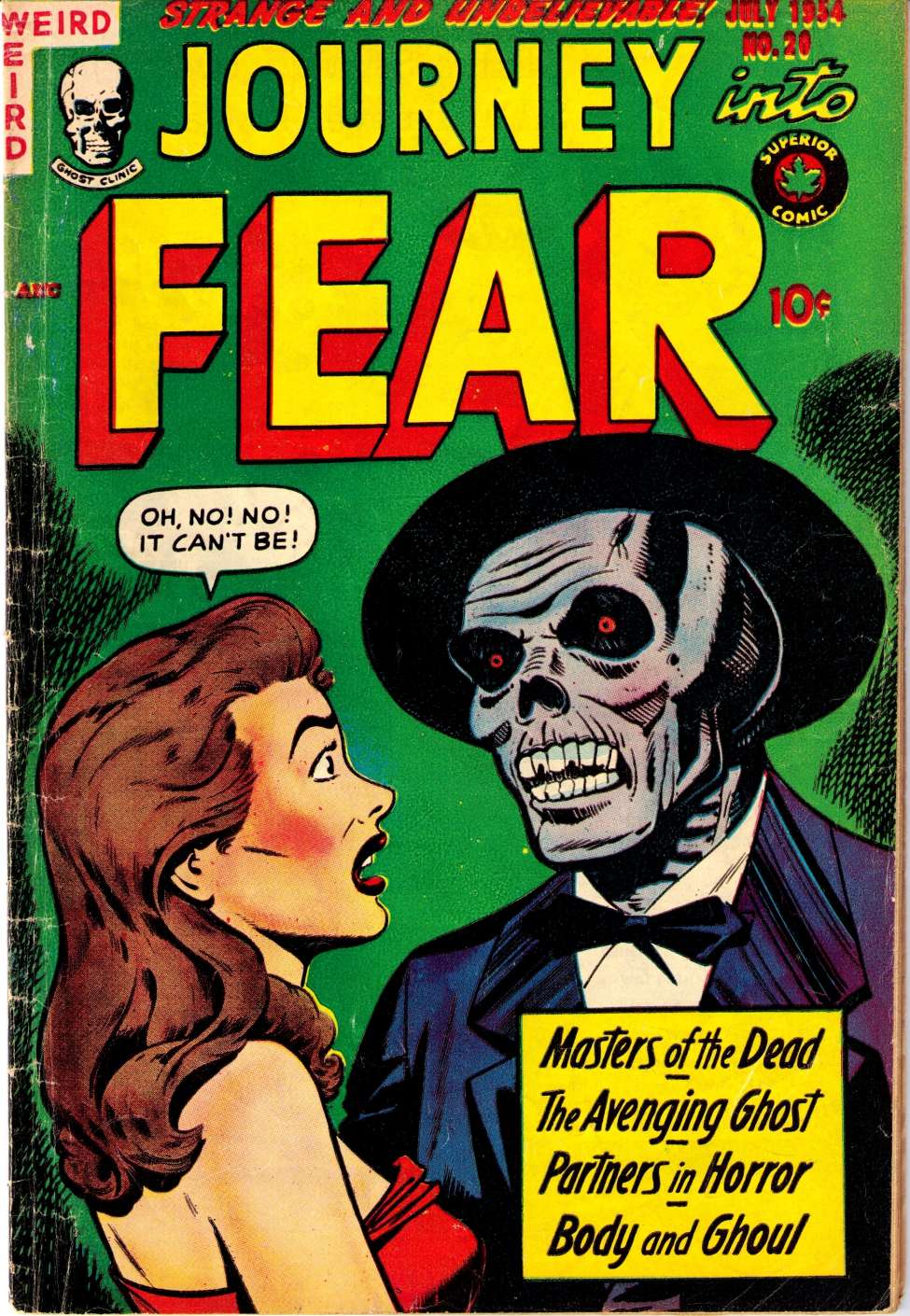 Comic Book Cover For Journey into Fear 20 (alt) - Version 2