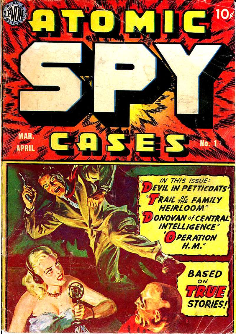 Comic Book Cover For Atomic Spy Cases 1
