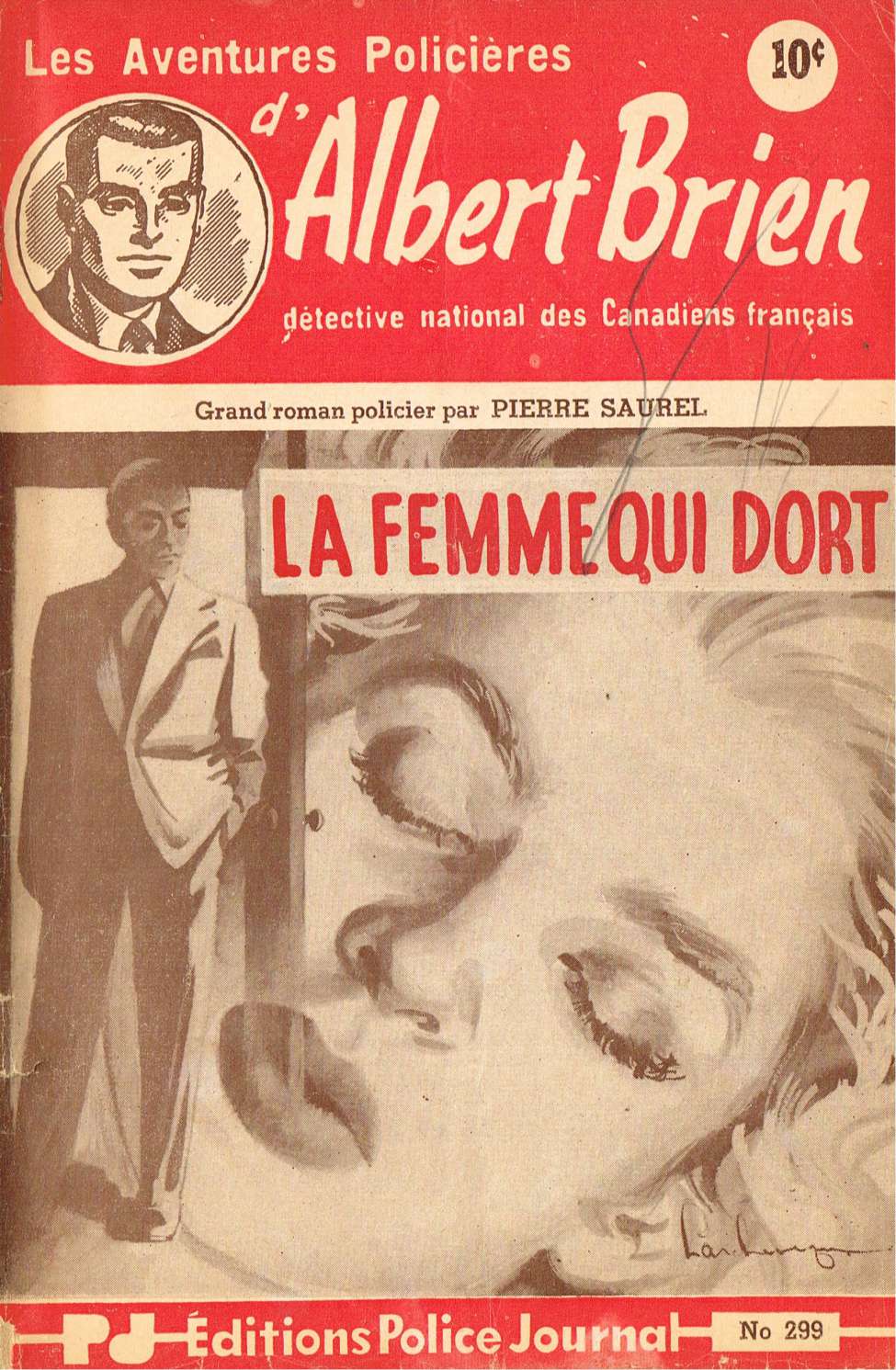 Book Cover For Albert Brien v2 299 - La femme qui dort