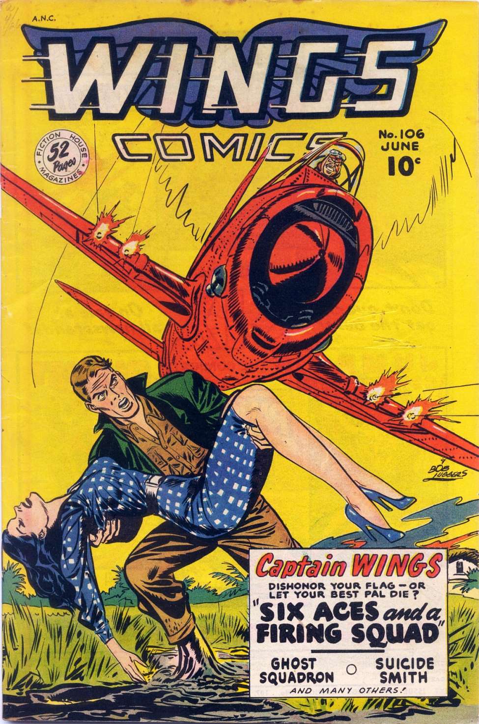 Comic Book Cover For Wings Comics 106