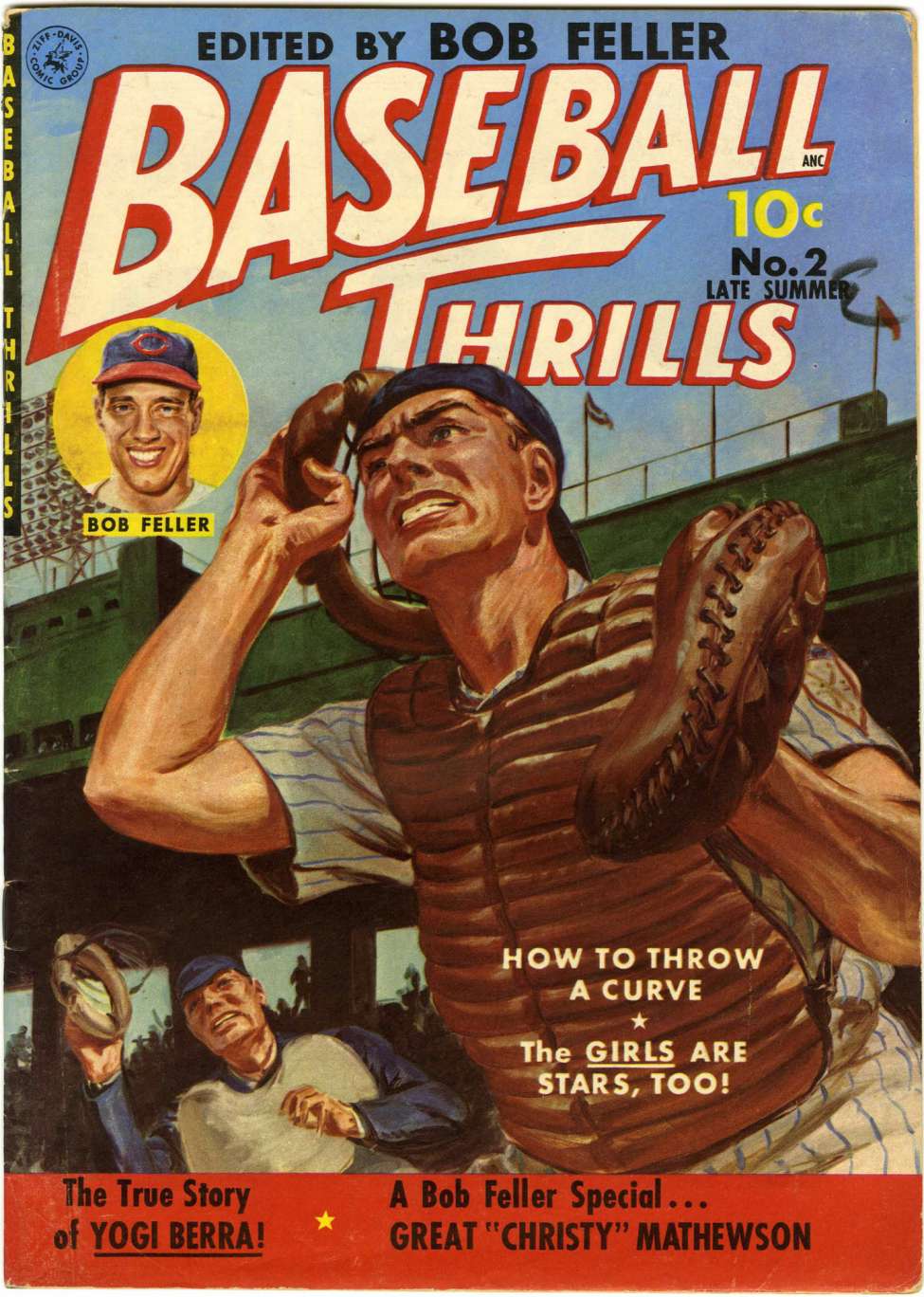 Book Cover For Baseball Thrills 2