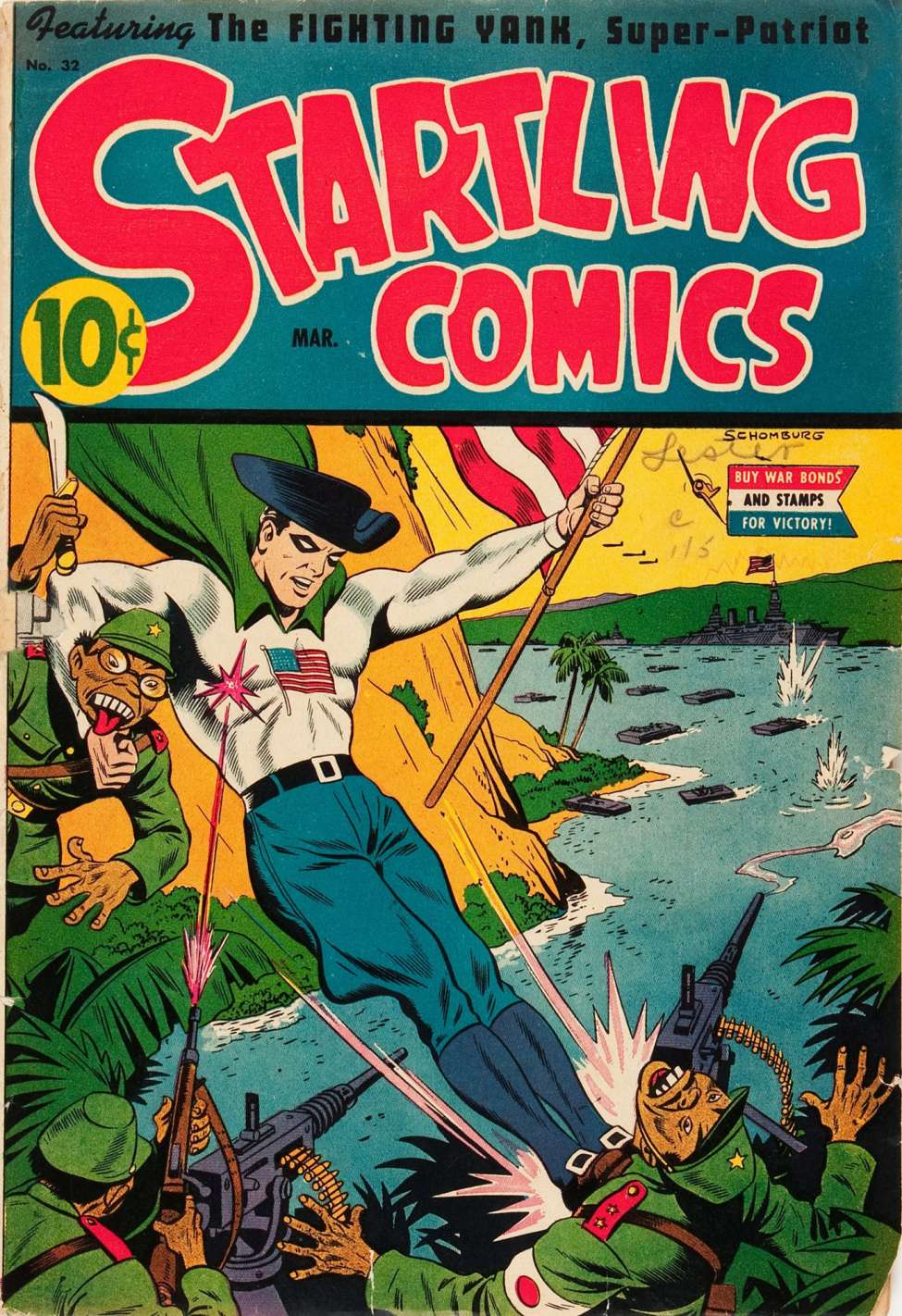 Comic Book Cover For Startling Comics 32