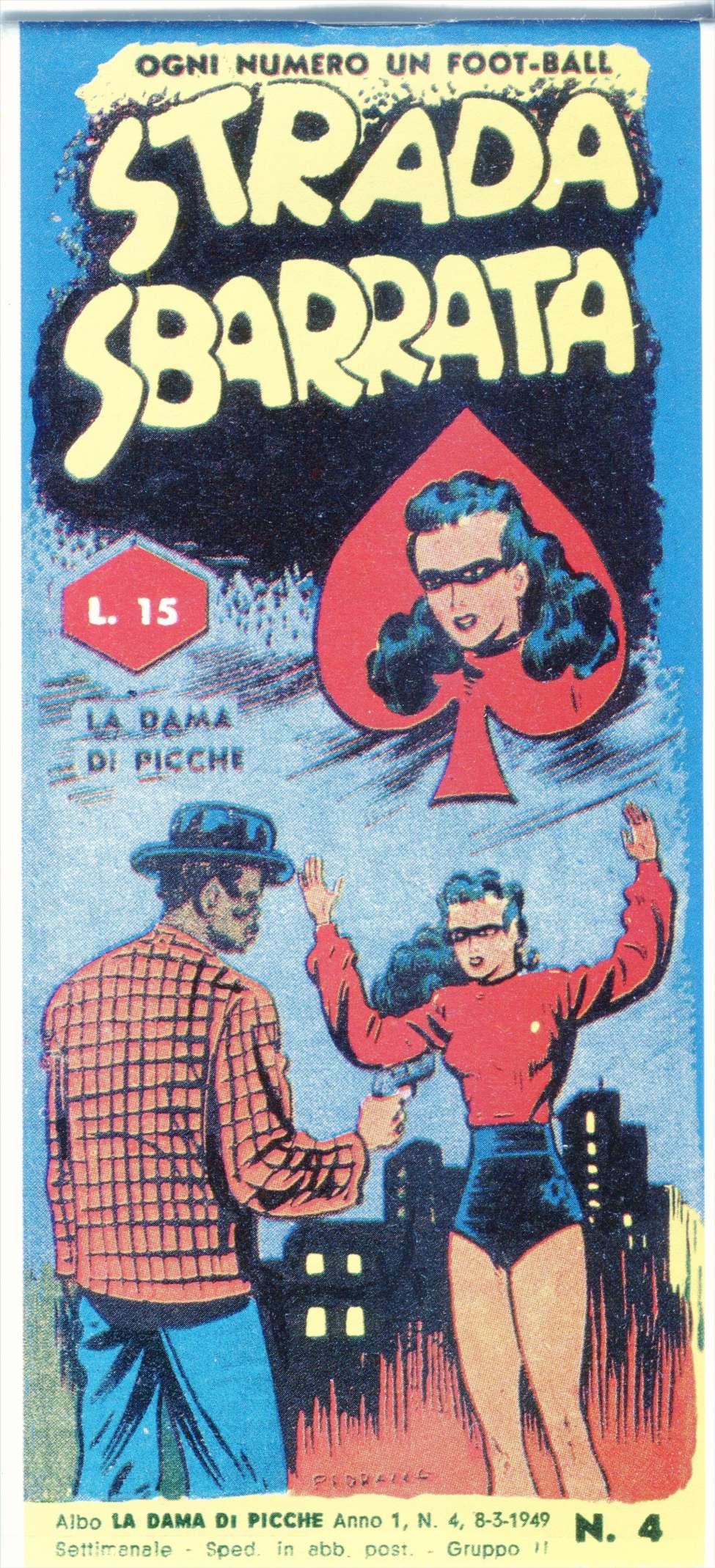 Comic Book Cover For La Dama Di Picche 4 - Strada Sbarrata