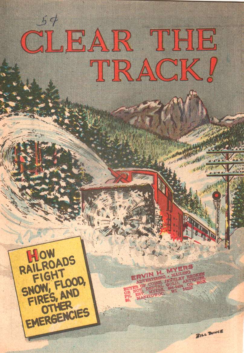 Comic Book Cover For Clear The Track