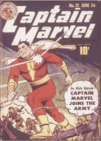 Large Thumbnail For Captain Marvel Adventures 12 (fiche) - Version 2