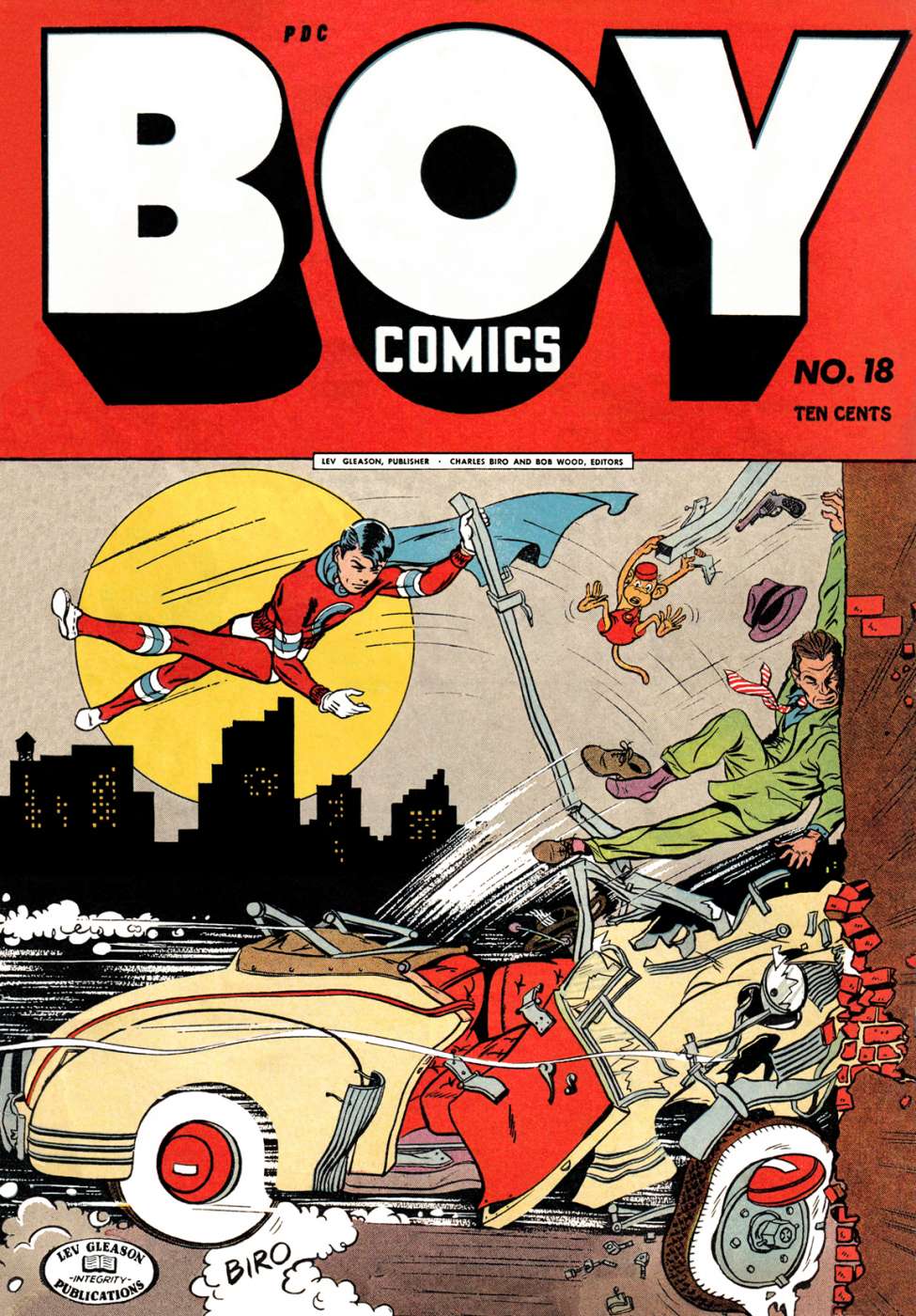 Comic Book Cover For Boy Comics 18