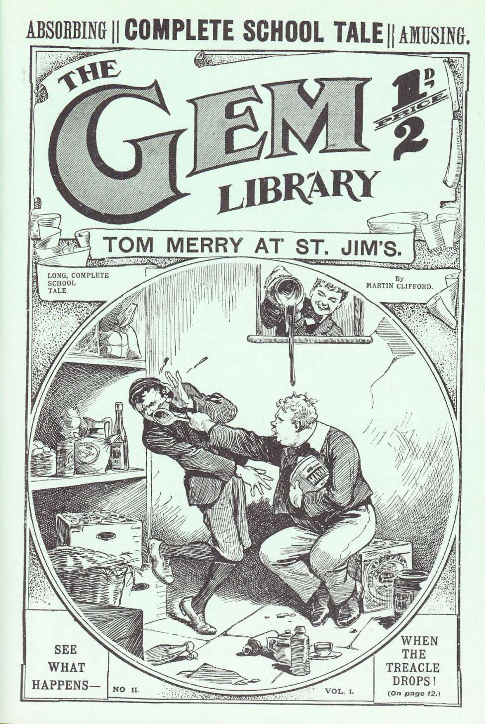 Comic Book Cover For The Gem v1 11 - Tom Merry at St. Jim’s