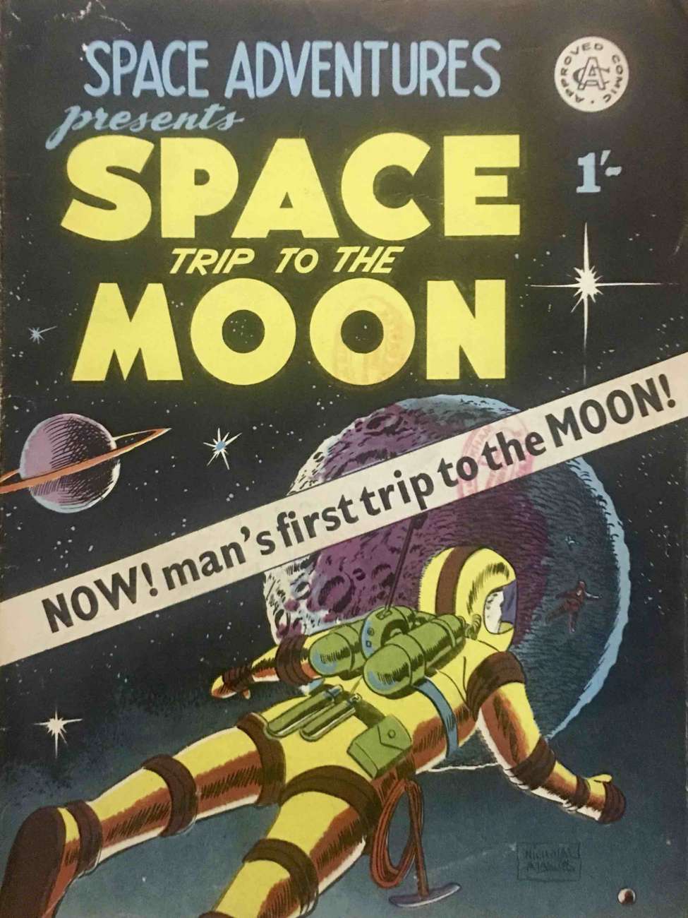 Book Cover For Space Trip to the Moon nn
