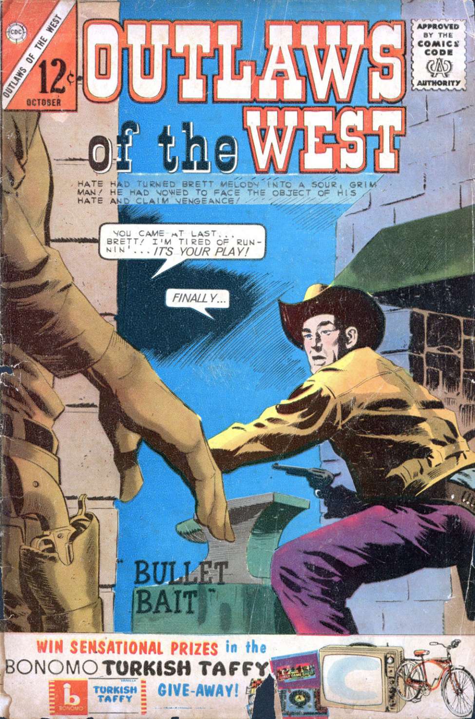 Comic Book Cover For Outlaws of the West 45