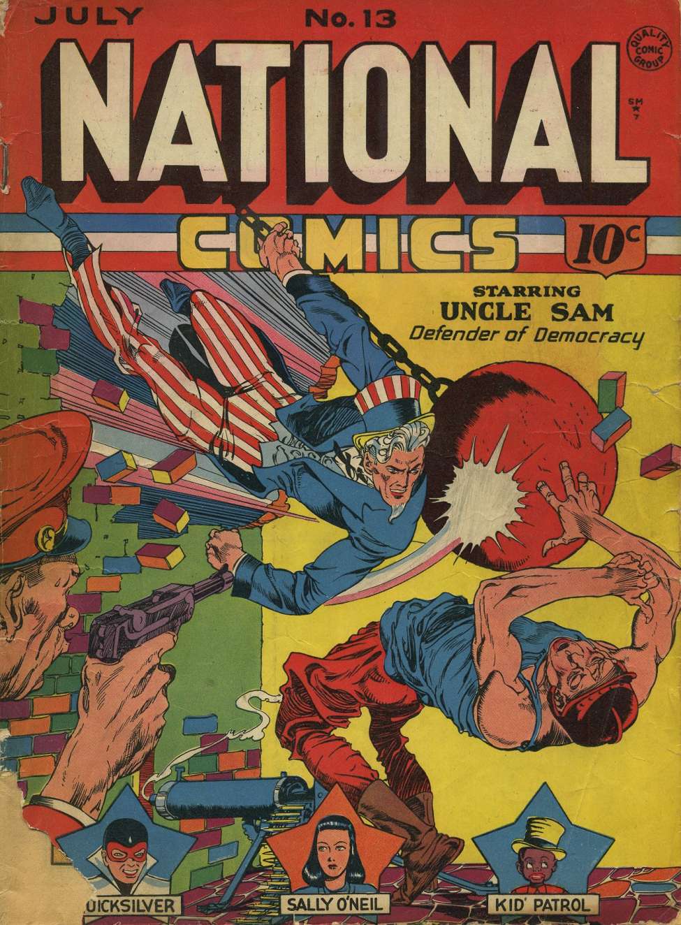 Comic Book Cover For National Comics 13