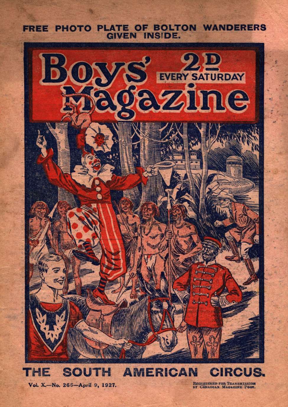 Book Cover For Boys' Magazine 266