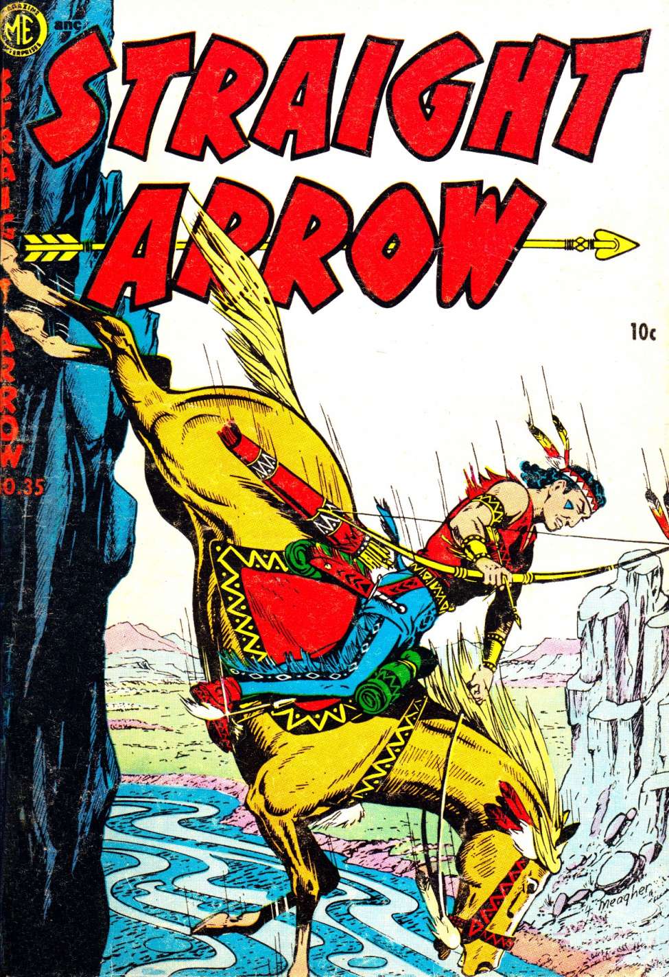 Comic Book Cover For Straight Arrow 35