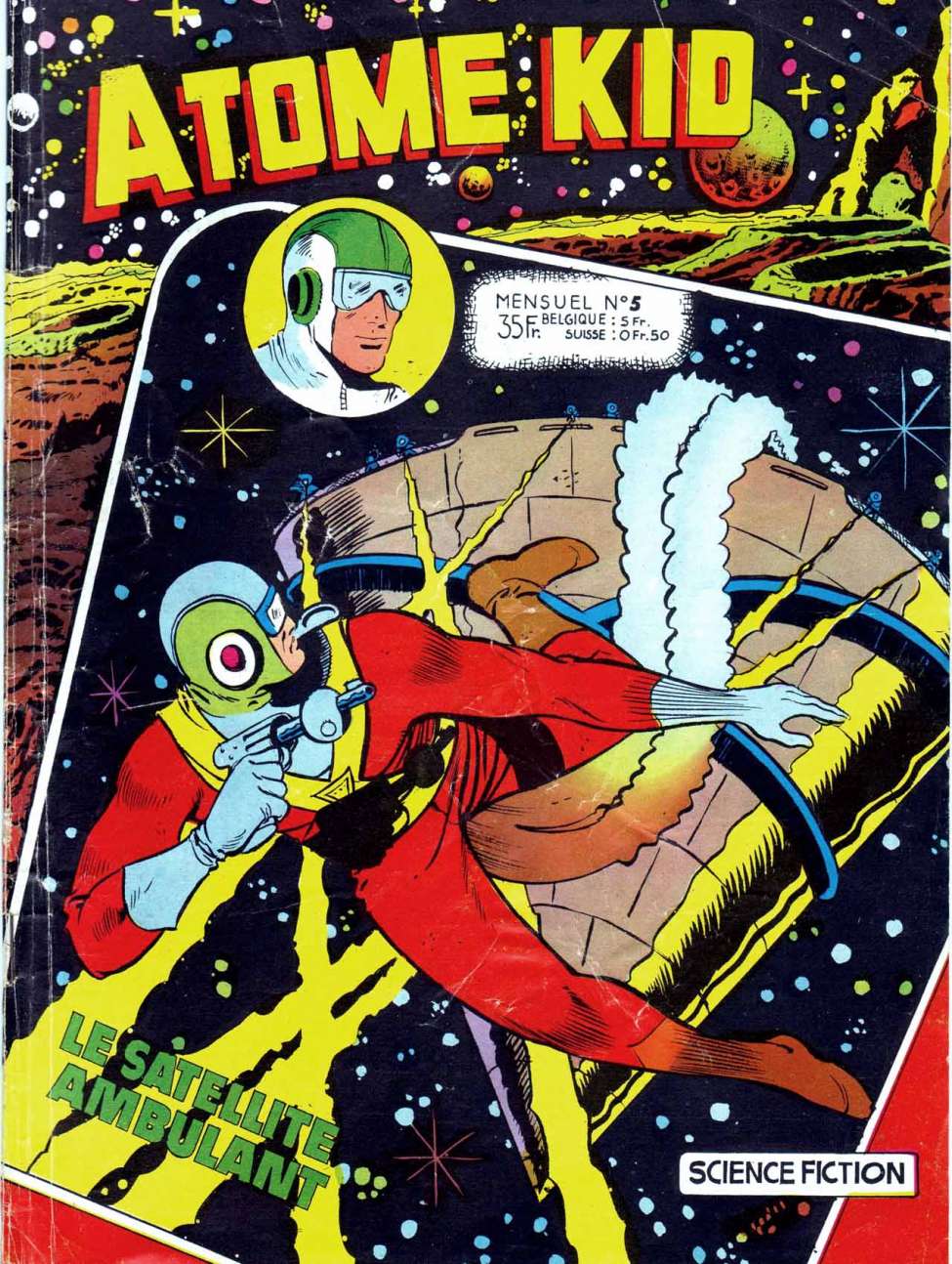 Comic Book Cover For Atome Kid 5 - Le satellite ambulant