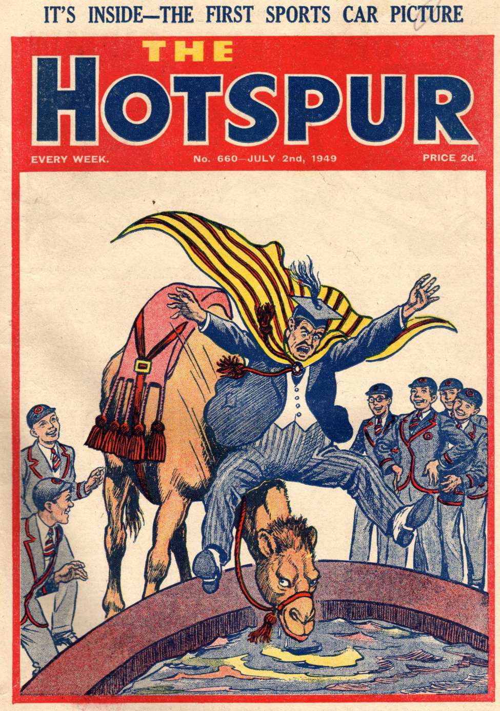 Comic Book Cover For The Hotspur 660