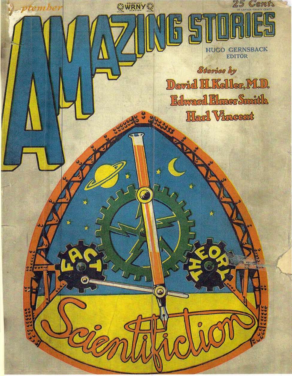 Comic Book Cover For Amazing Stories v3 6 - The Ambassador from Mars - Harl Vincent