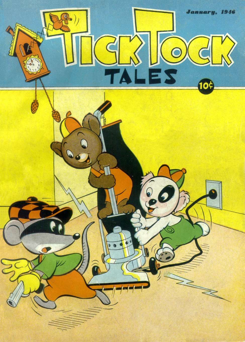 Comic Book Cover For Tick Tock Tales 1