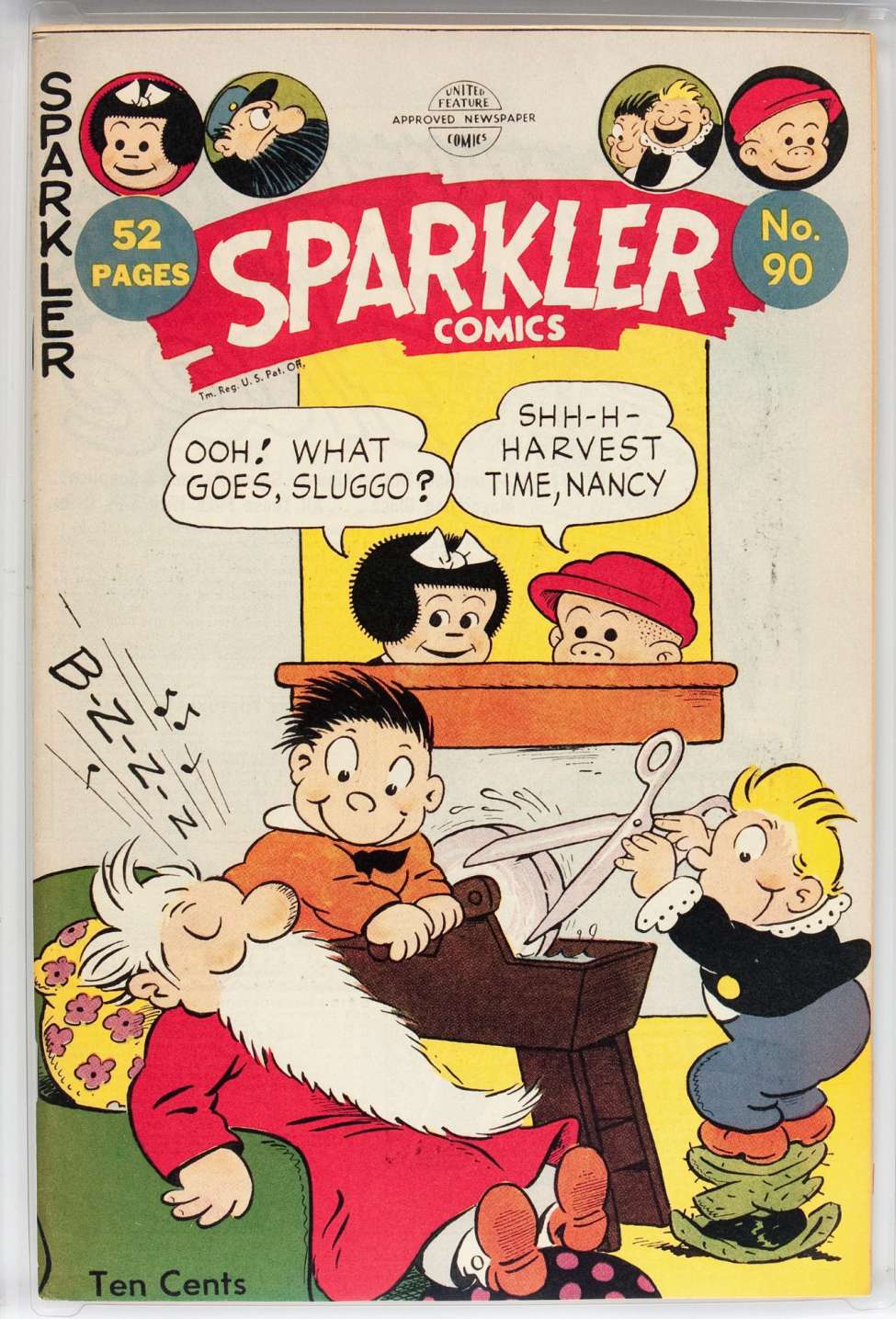 Book Cover For Sparkler Comics 90