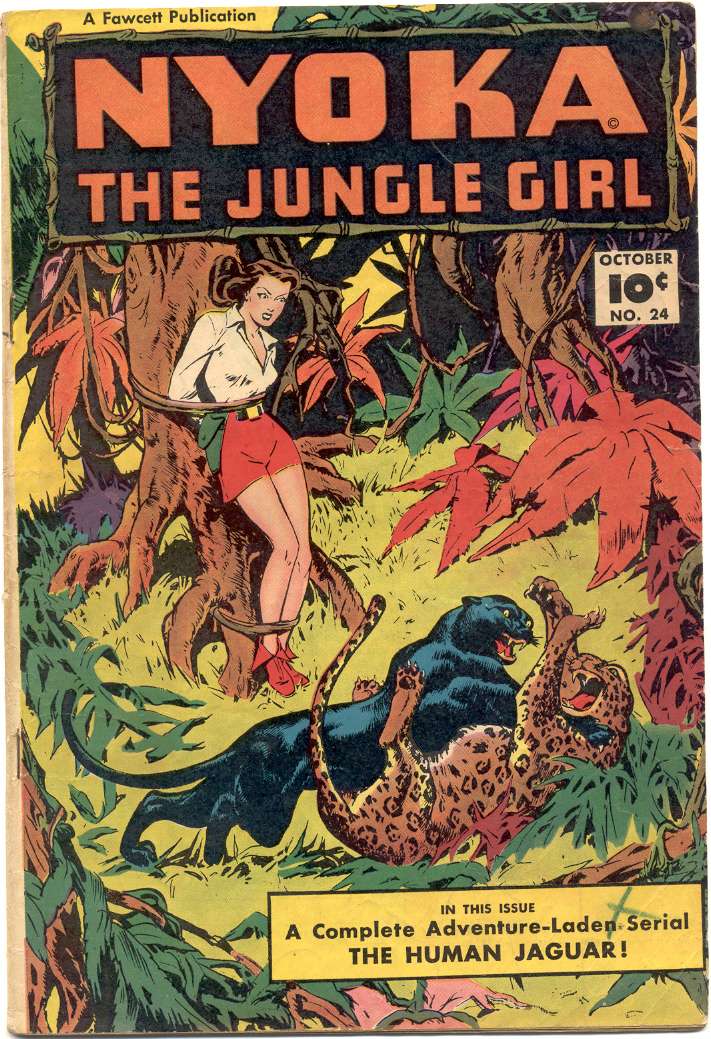 Comic Book Cover For Nyoka the Jungle Girl 24 - Version 1