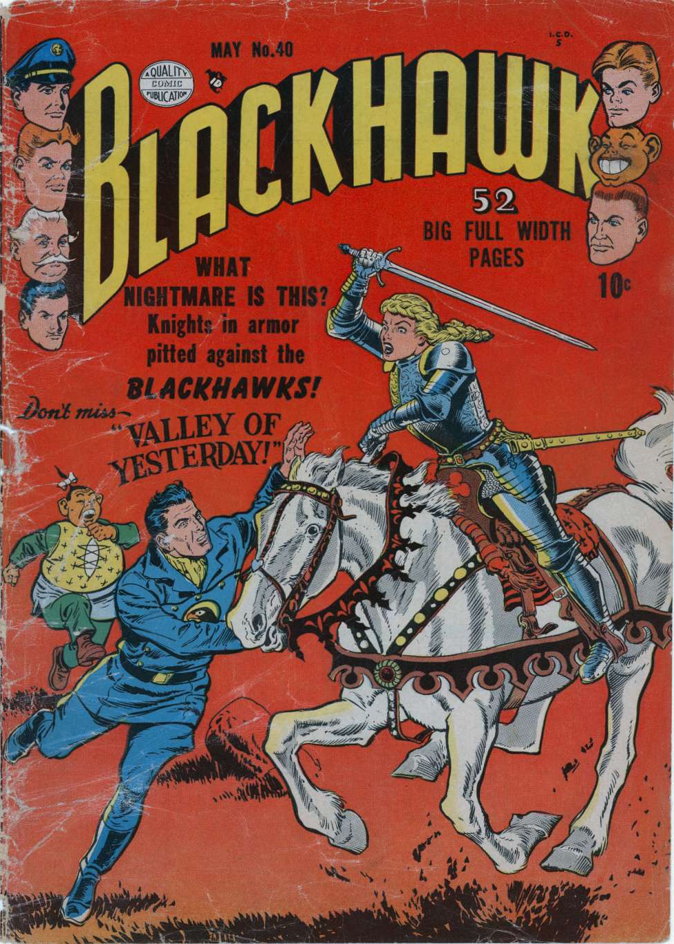 Comic Book Cover For Blackhawk 40