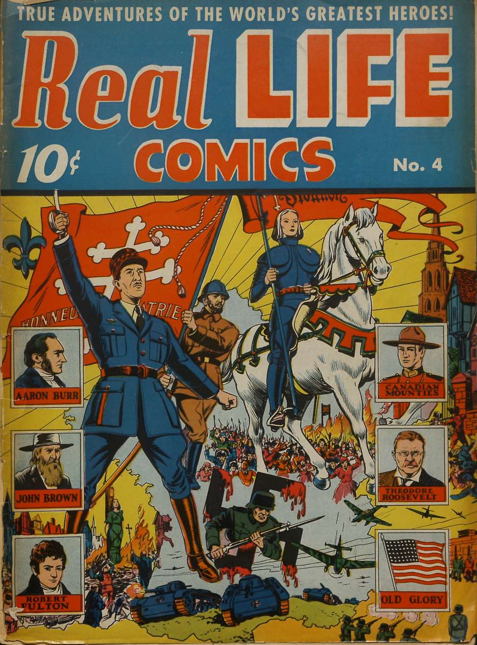 Comic Book Cover For Real Life Comics 4