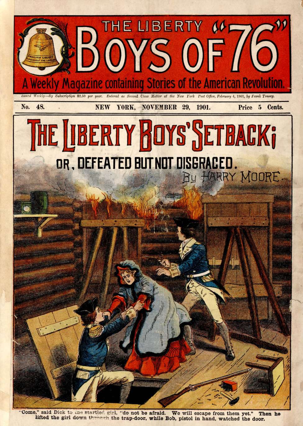Book Cover For The Liberty Boys of 76 48 - The Liberty Boys' Setback