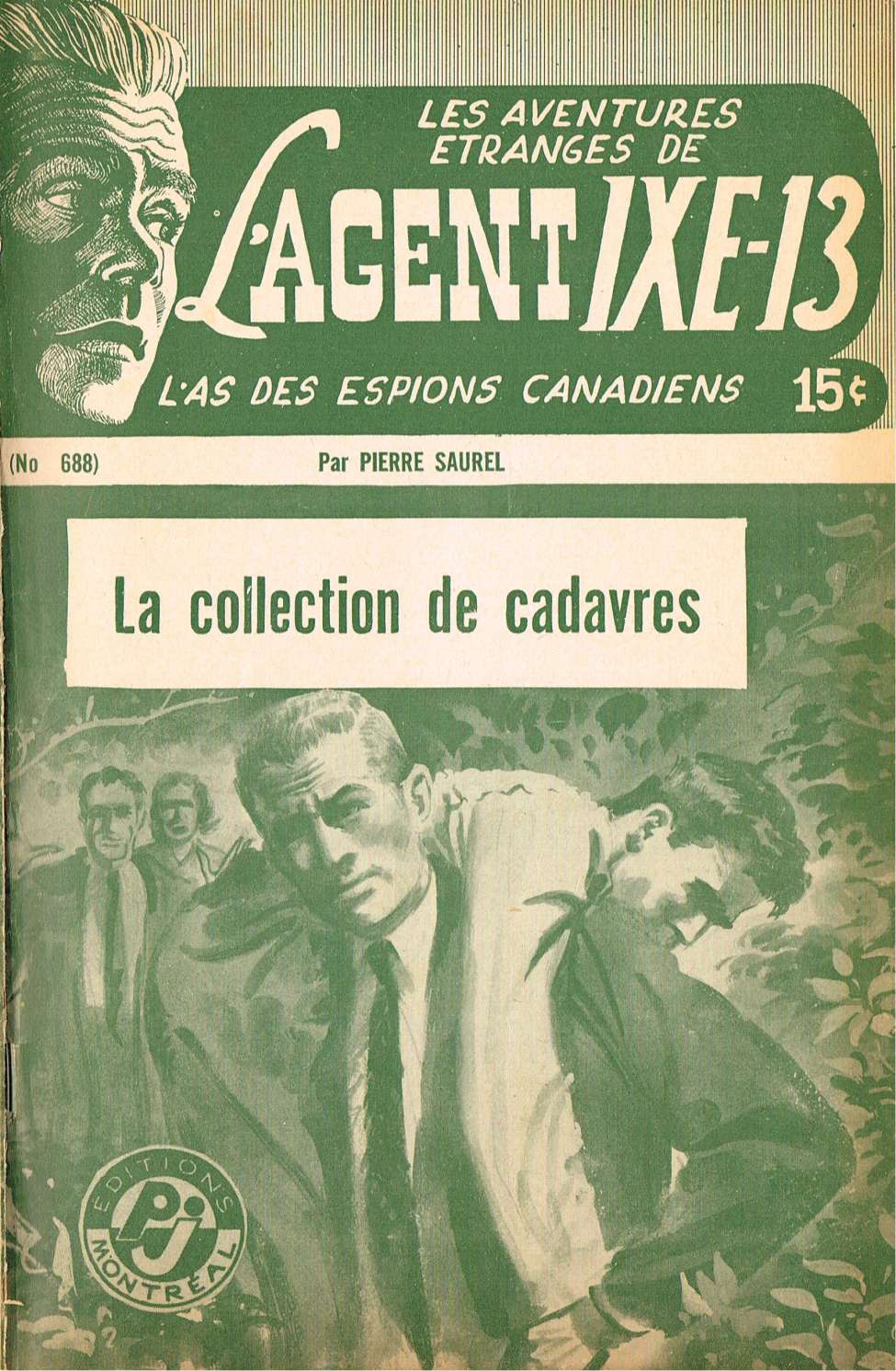 Book Cover For L'Agent IXE-13 v2 688 - La collection de cadavres