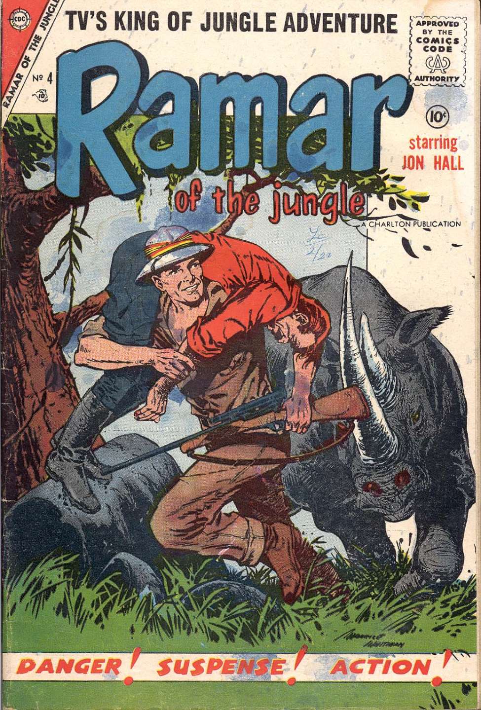 Comic Book Cover For Ramar Of The Jungle 4