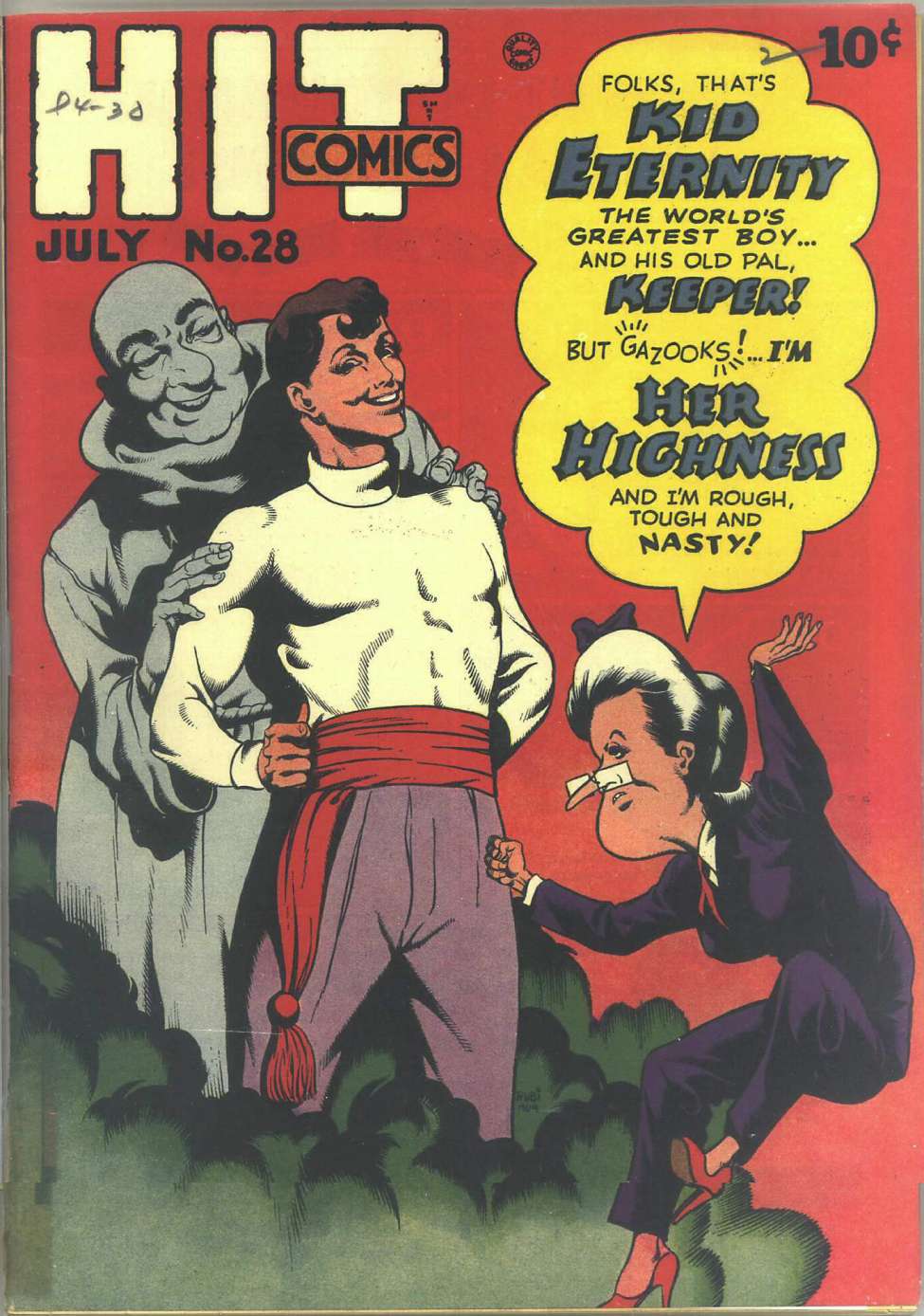 Comic Book Cover For Hit Comics 28