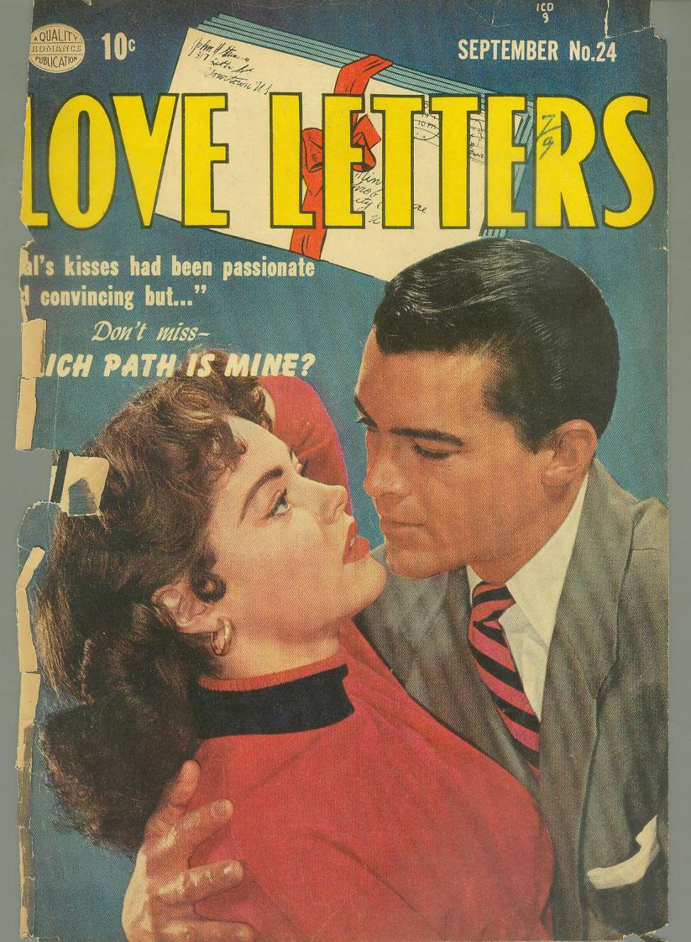 Comic Book Cover For Love Letters 24