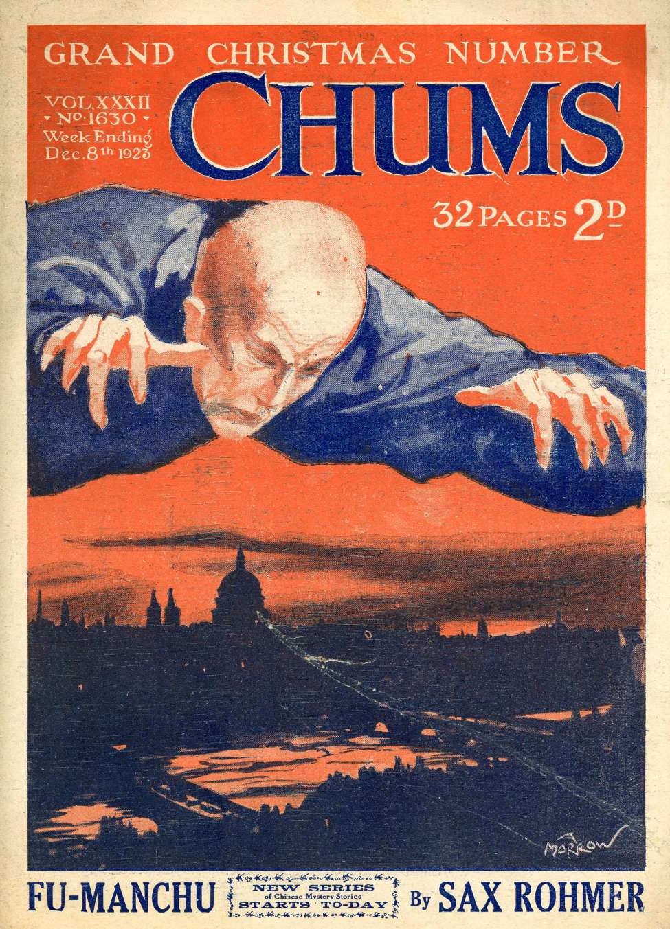 Comic Book Cover For Chums 1630 - A Christmas Capture