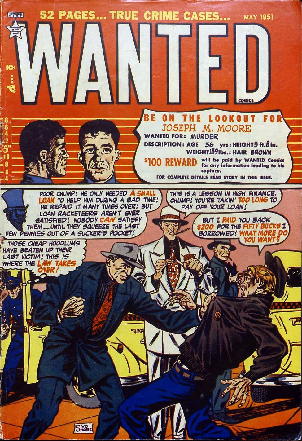 Comic Book Cover For Wanted Comics 37