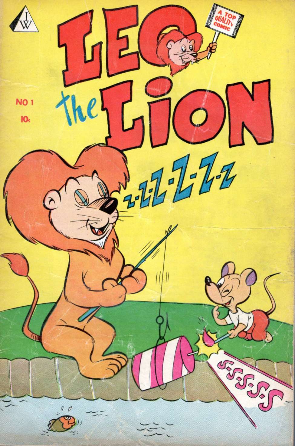 Comic Book Cover For Leo the Lion 1