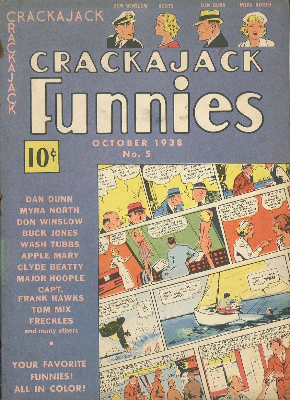 Comic Book Cover For Crackajack Funnies 5