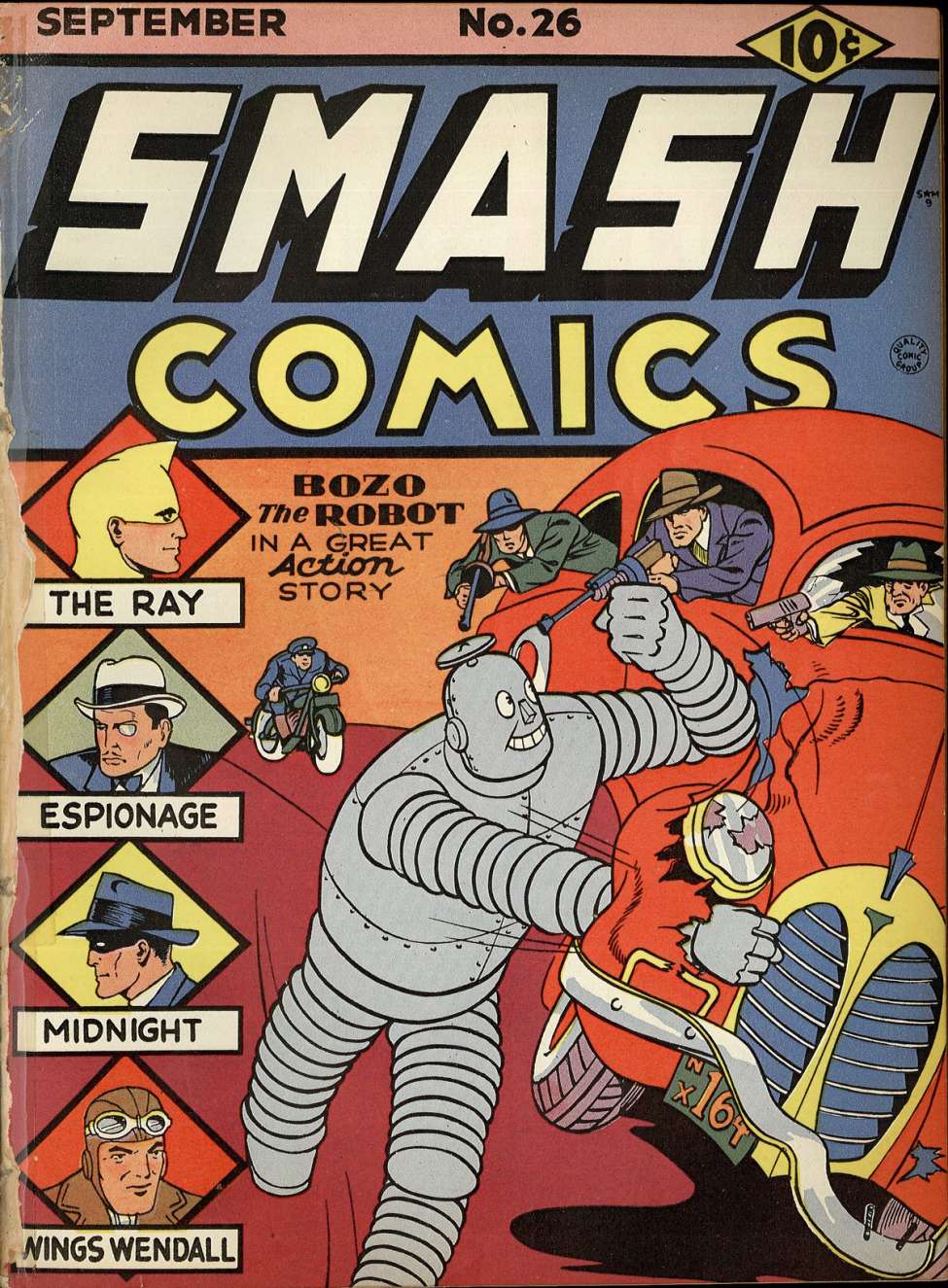 Comic Book Cover For Smash Comics 26