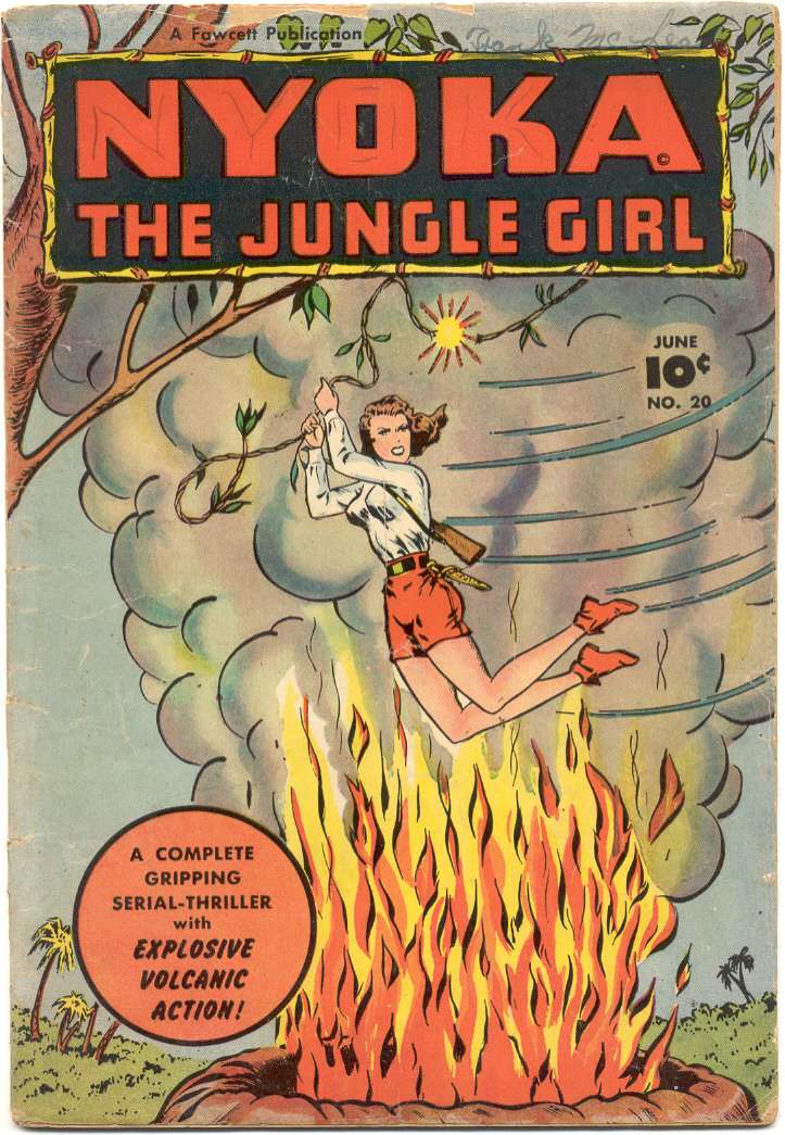 Comic Book Cover For Nyoka the Jungle Girl 20 - Version 1
