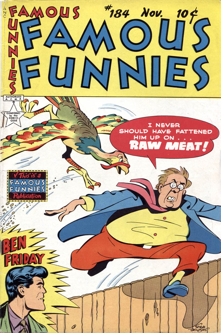 Book Cover For Famous Funnies 184