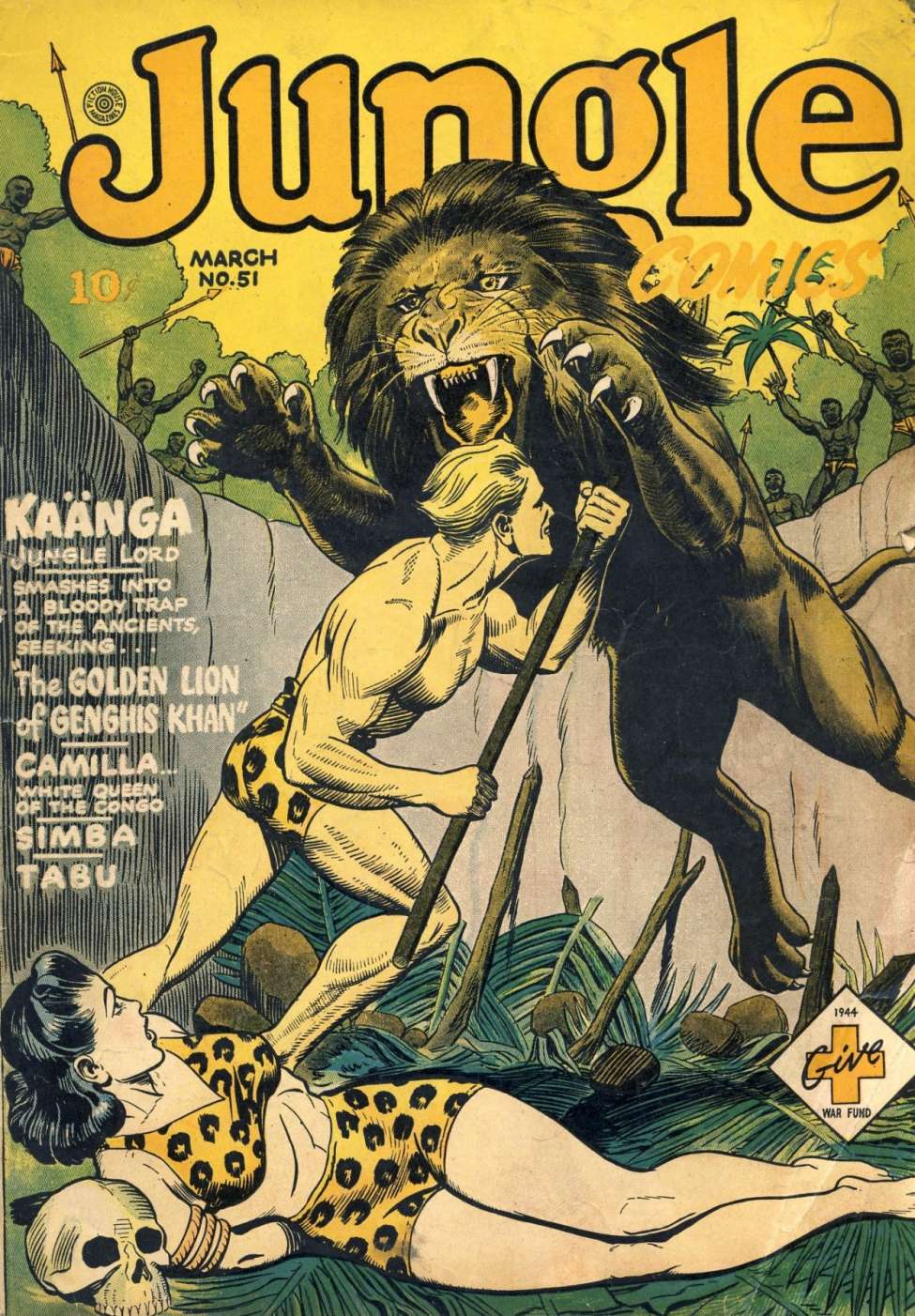 Book Cover For Jungle Comics 51