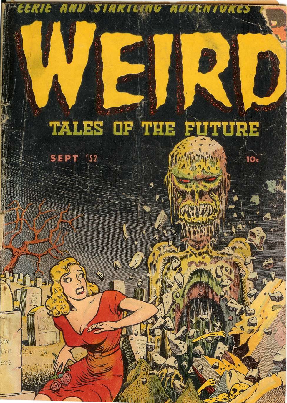 Book Cover For Weird Tales of the Future 3