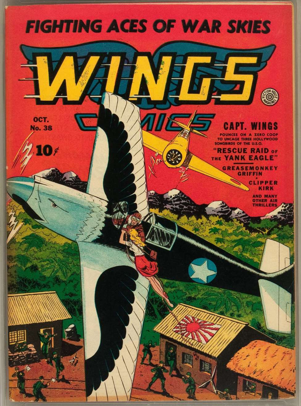 Comic Book Cover For Wings Comics 38