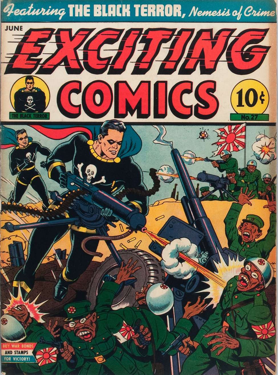 Comic Book Cover For Exciting Comics 27