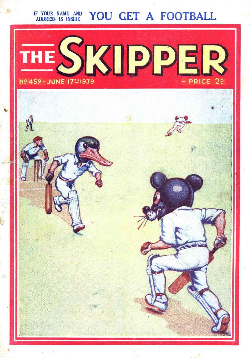 Comic Book Cover For The Skipper 459