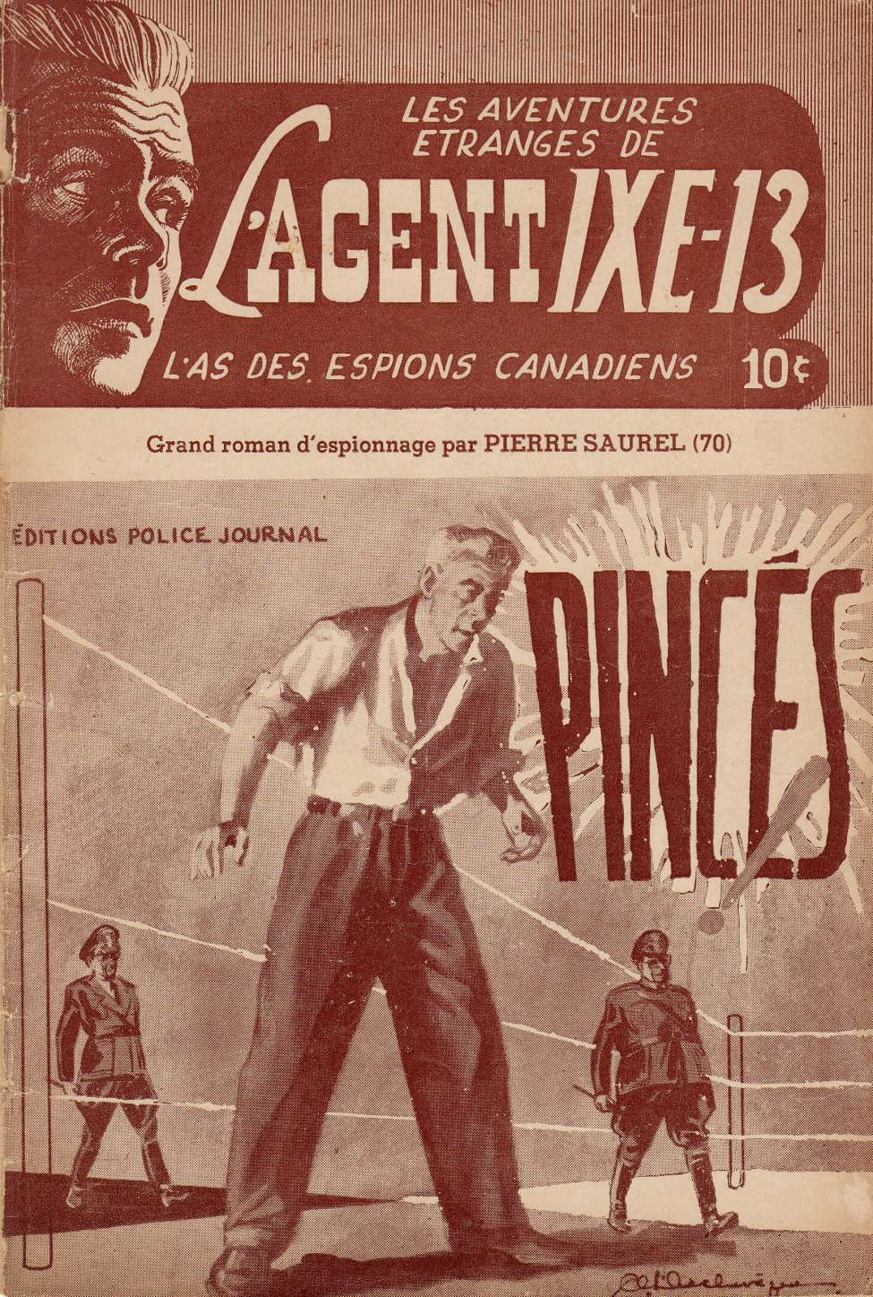 Comic Book Cover For L'Agent IXE-13 v2 70 - Pincés