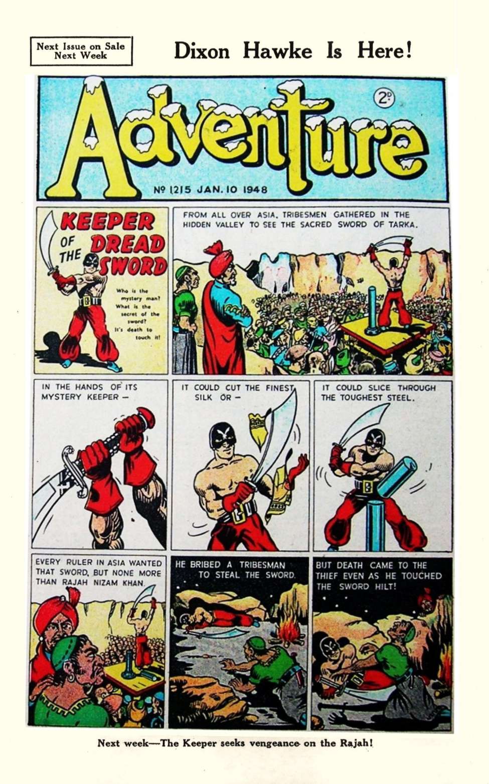 Comic Book Cover For Adventure 1215