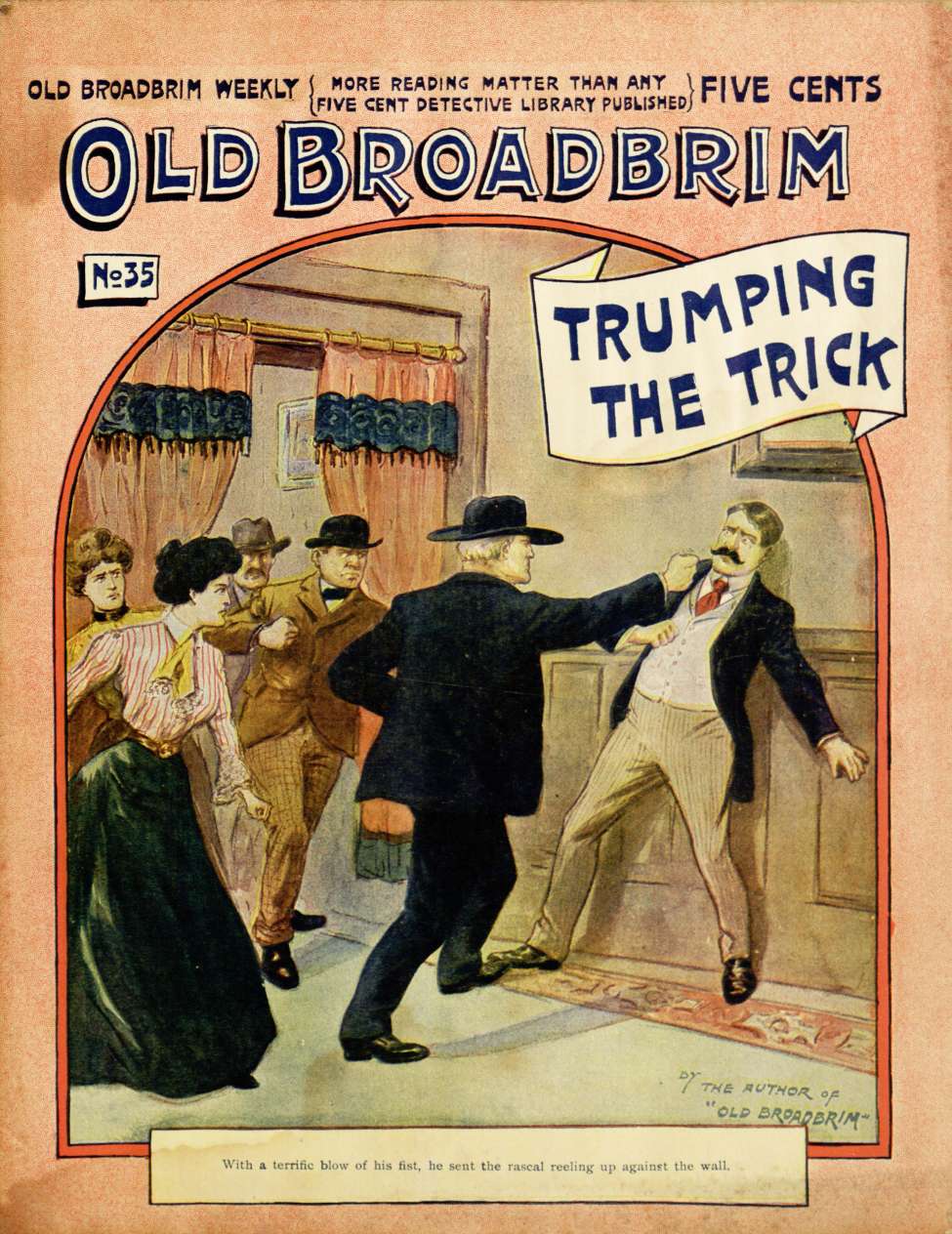 Comic Book Cover For Old Broadbrim Weekly 35